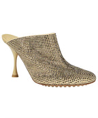 BOTTEGA VENETA Embellished Suede Sparkle Dot Flat Slippers for Women