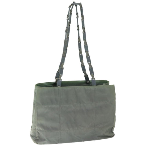 PRADA Tote Bag Nylon Gray 66802