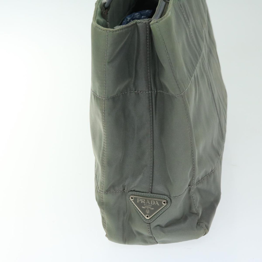 PRADA Tote Bag Nylon Gray 66802
