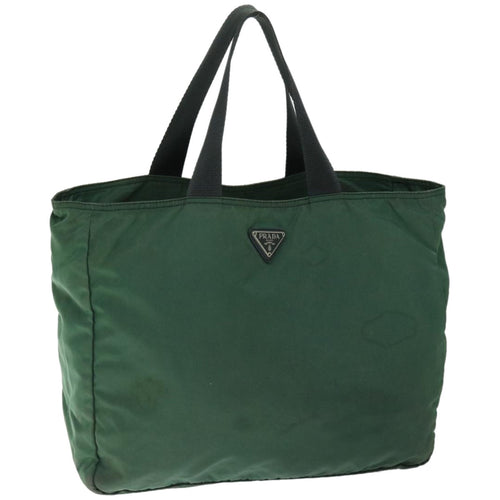 PRADA Tote Bag Nylon Green  66810