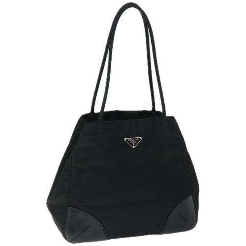 PRADA Tote Bag Nylon Black  66811