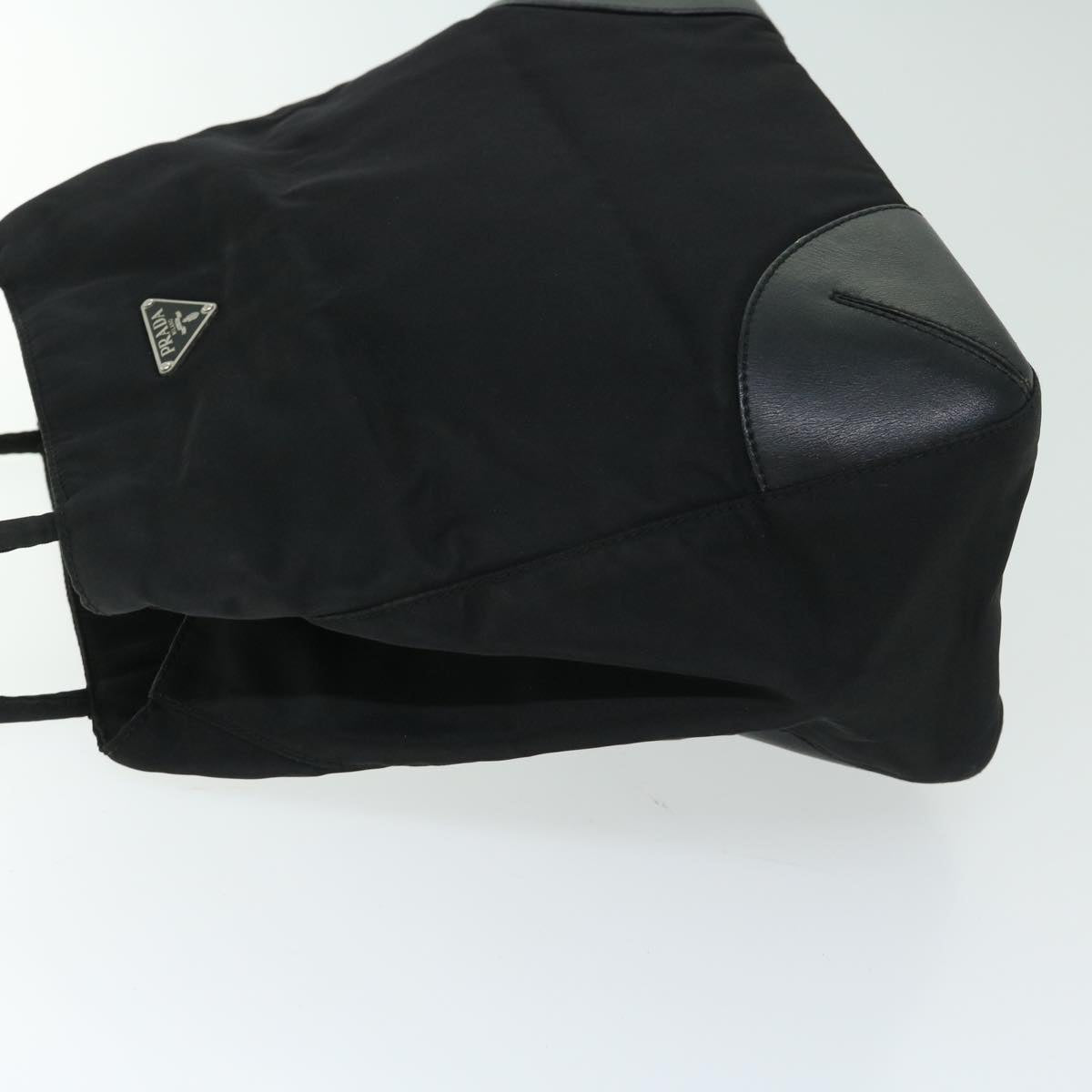 PRADA Tote Bag Nylon Black  66811