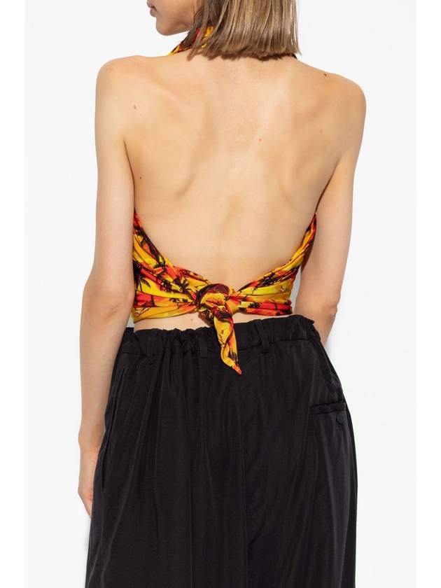 Balenciaga Balenciaga Top With Print, Women's, Orange