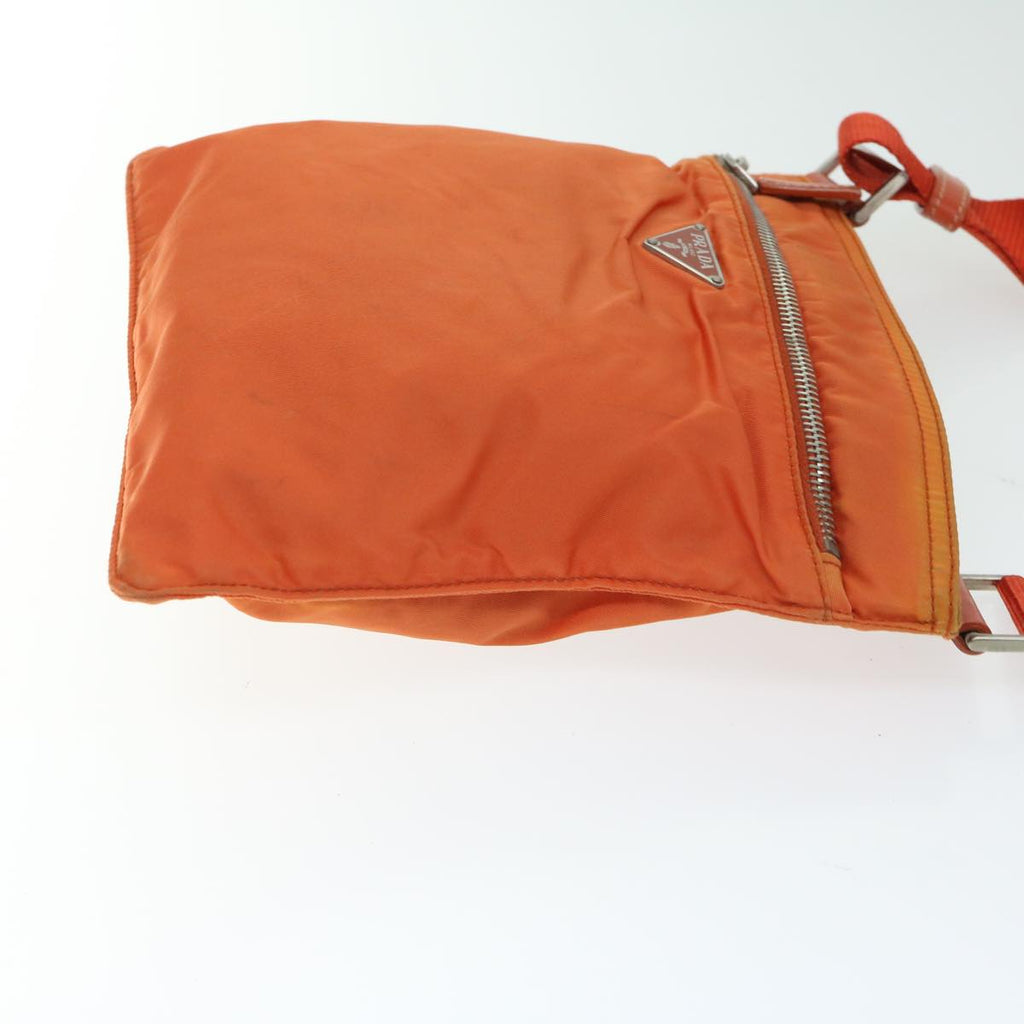PRADA Shoulder Bag Nylon Orange  66826
