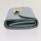 CELINE Wallet Leather Light Blue 10D783DPV  66844A