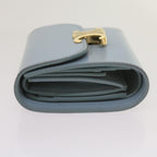 CELINE Wallet Leather Light Blue 10D783DPV  66844A