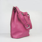 Hermes Nappa Leather Shoulder Bag H2804 peach Silver