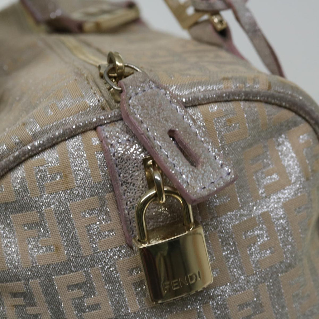 FENDI Zucchino Canvas Hand Bag Beige66924