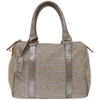 FENDI Zucchino Canvas Hand Bag Beige66924
