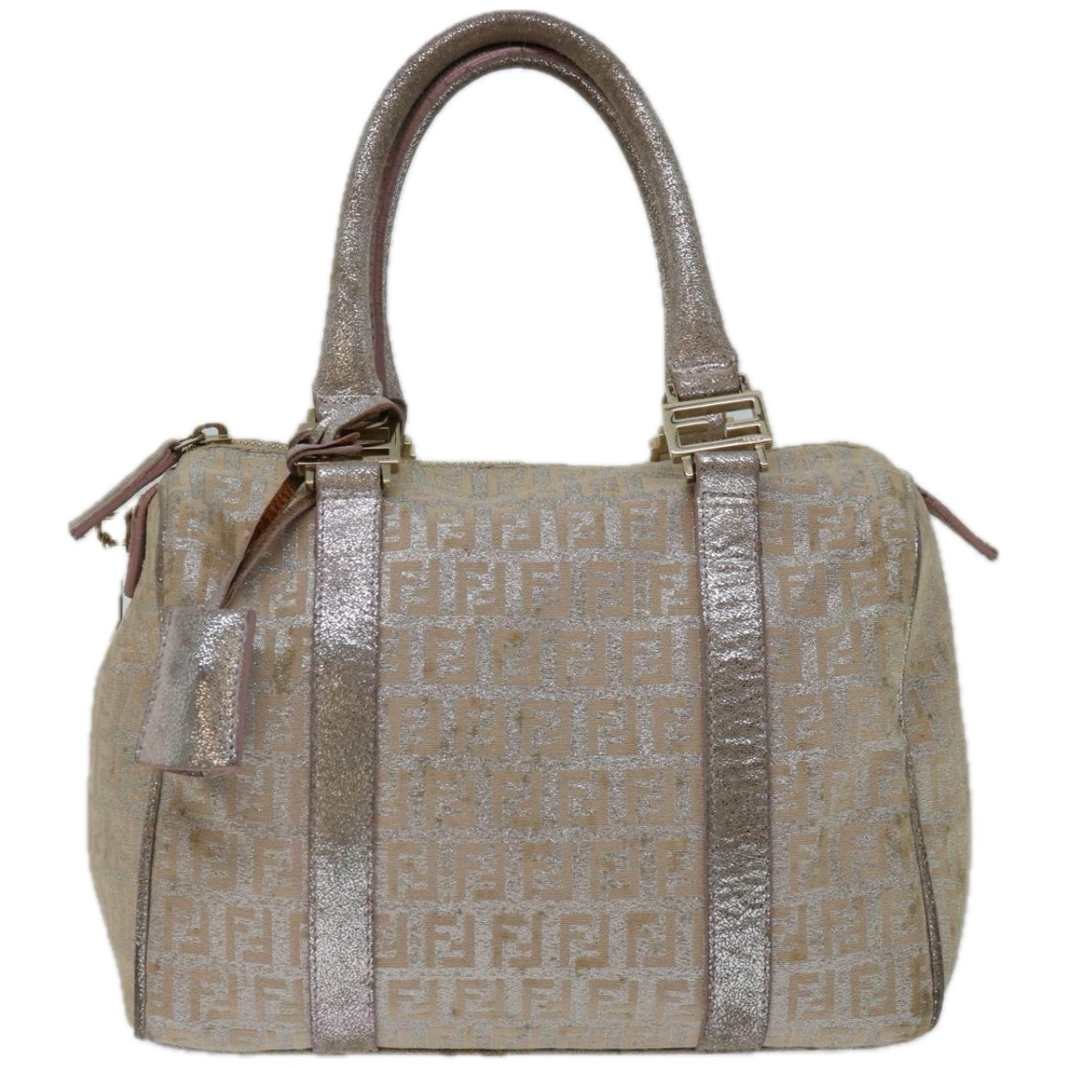 FENDI Zucchino Canvas Hand Bag Beige66924