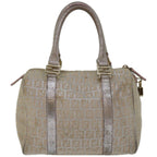 FENDI Zucchino Canvas Hand Bag Beige66924