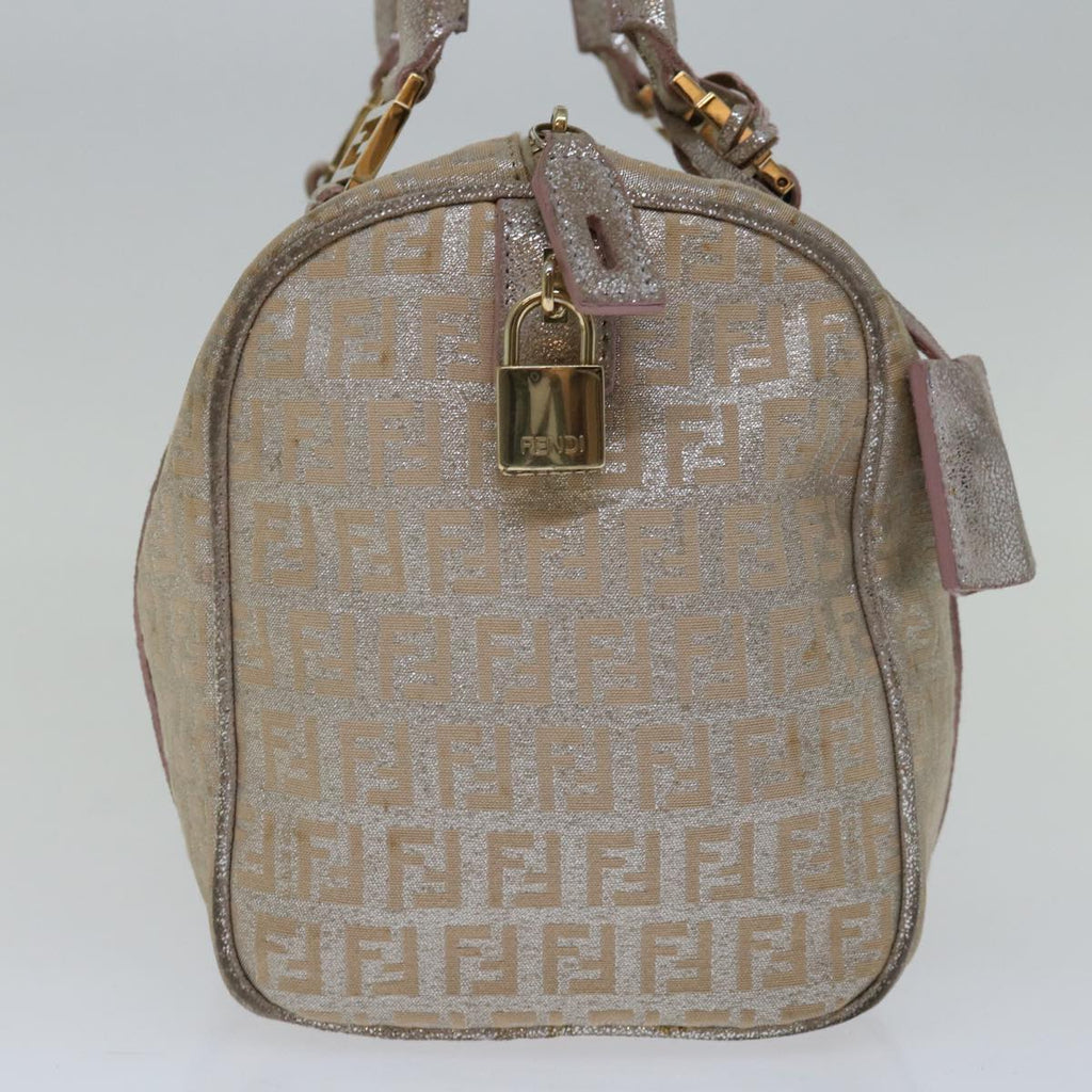 FENDI Zucchino Canvas Hand Bag Beige66924