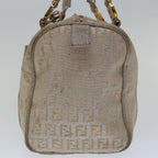 FENDI Zucchino Canvas Hand Bag Beige66924