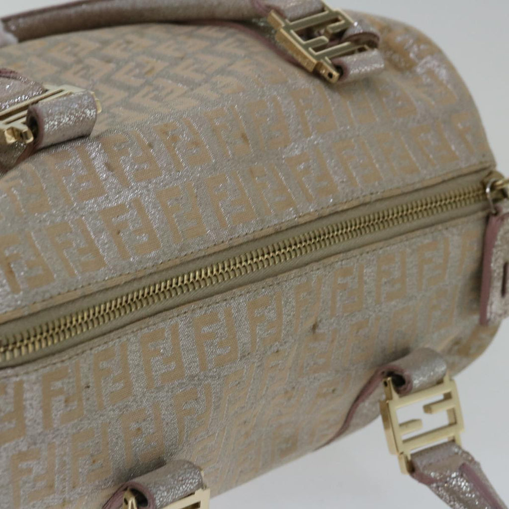 FENDI Zucchino Canvas Hand Bag Beige66924