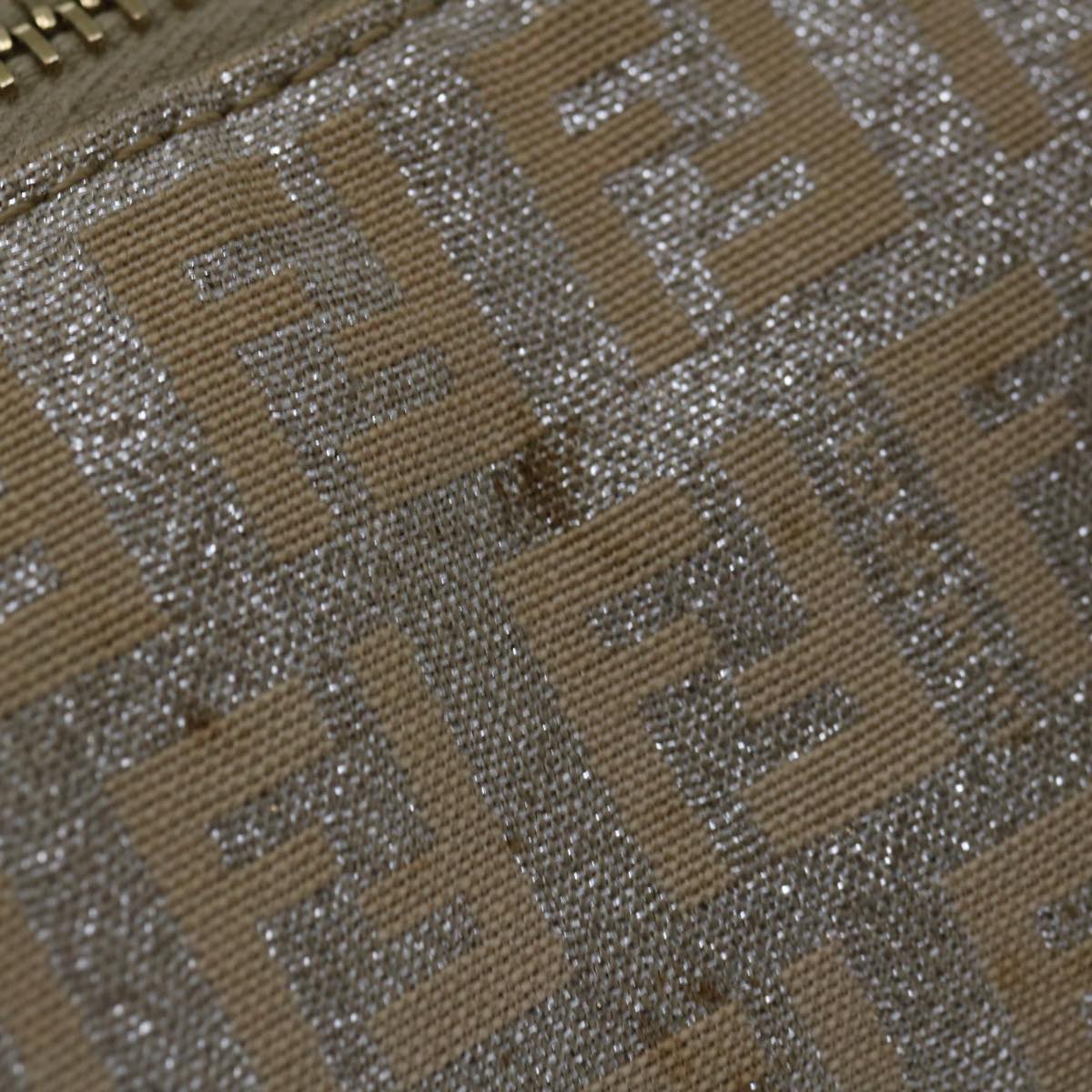 FENDI Zucchino Canvas Hand Bag Beige66924