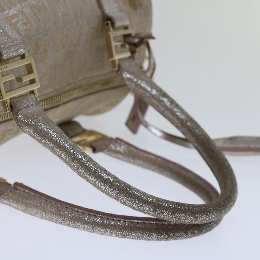 FENDI Zucchino Canvas Hand Bag Beige66924