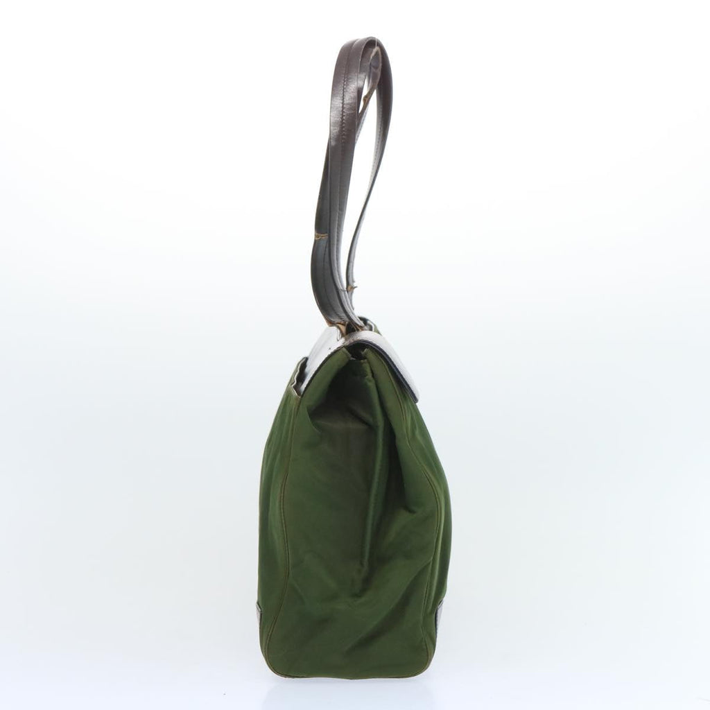 PRADA Tote Bag Nylon Khaki 66936