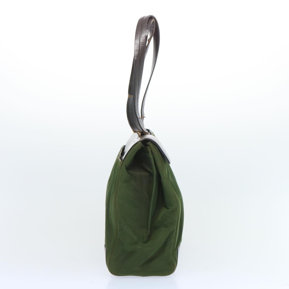 PRADA Tote Bag Nylon Khaki 66936