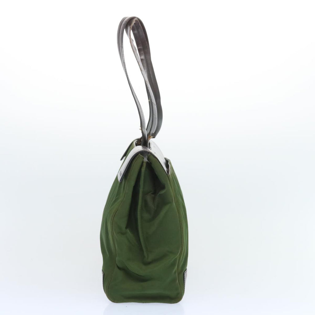 PRADA Tote Bag Nylon Khaki 66936