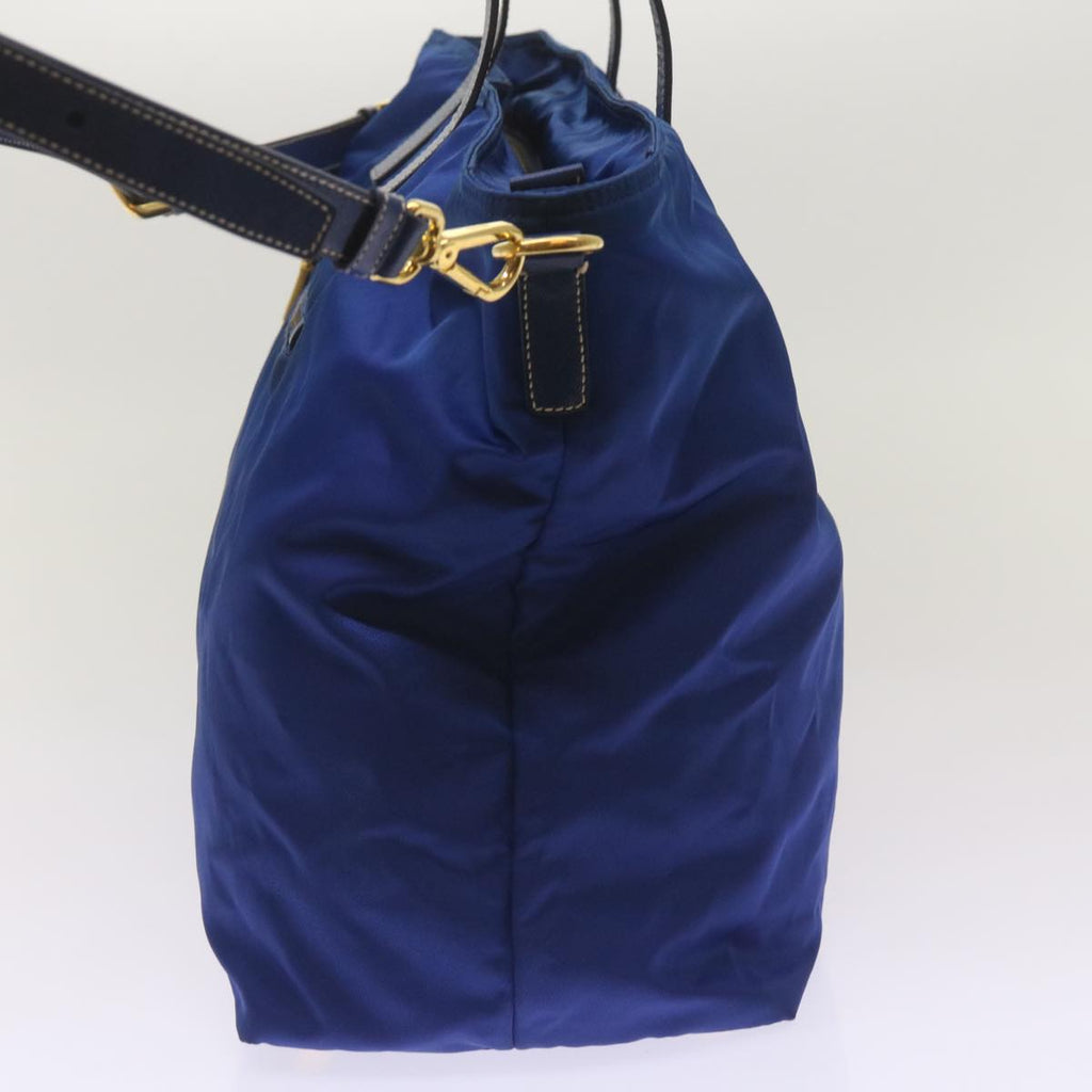 PRADA Tote Bag Nylon 2way Blue  66940