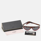 Fendi Brown/pink Zucchino Ff0383/s/s Cat Eye Sunglasses
