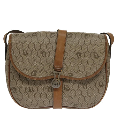 Dior Honeycomb  Canvas Shoulder Bag (Pre-Owned)