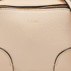 Chloe Beige Leather Mini Daria Chain Bag