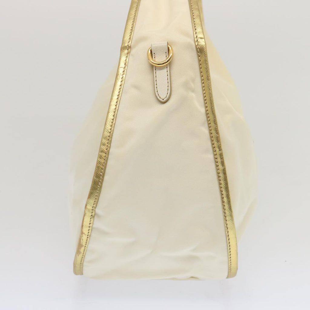 PRADA Hobo Shoulder Bag Nylon White  67064