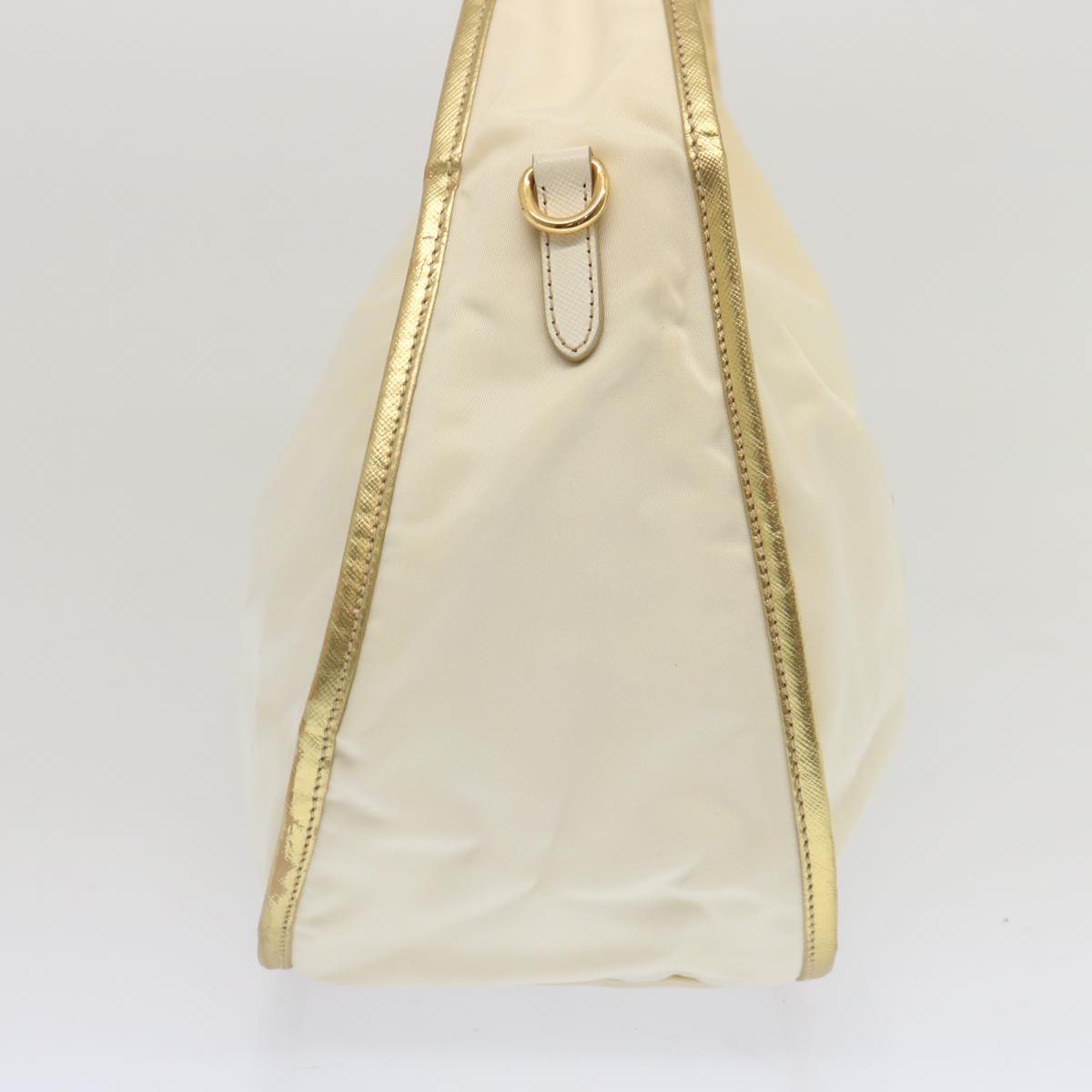 PRADA Hobo Shoulder Bag Nylon White  67064