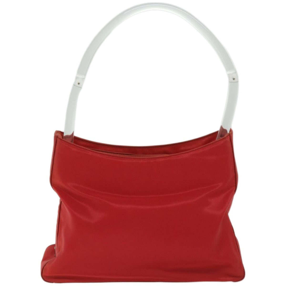 PRADA Hand Bag Nylon Red  67067
