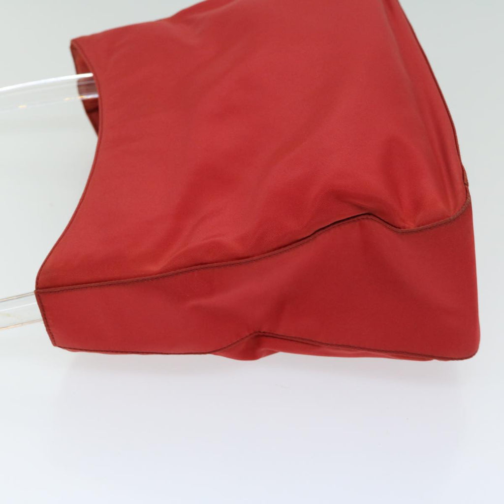 PRADA Hand Bag Nylon Red  67067