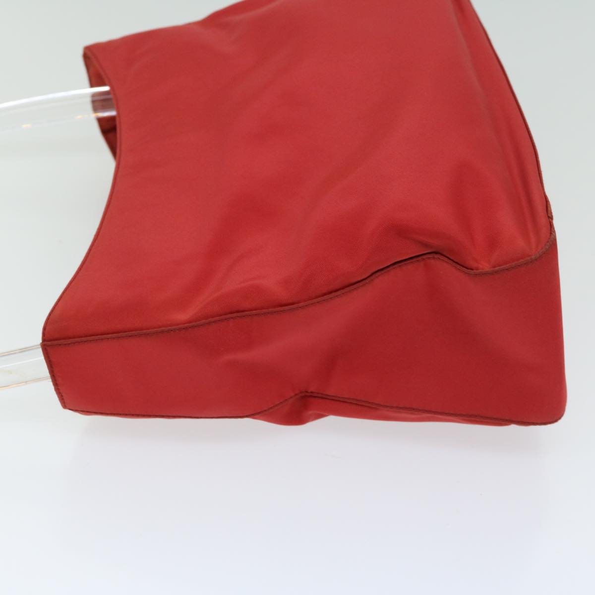 PRADA Hand Bag Nylon Red  67067