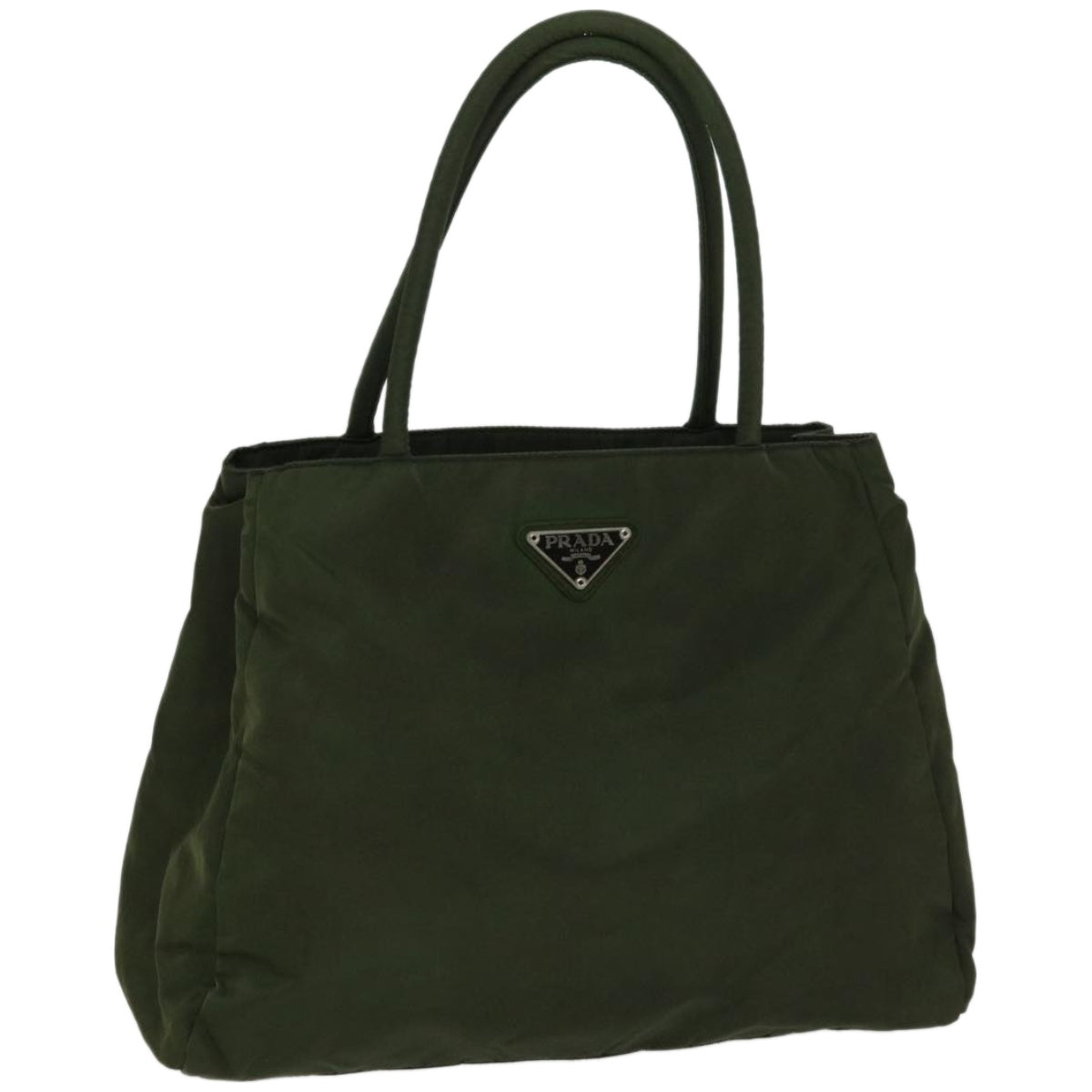 PRADA Hand Bag Nylon Green  67069