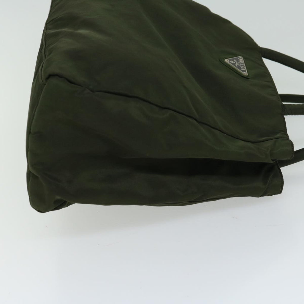 PRADA Hand Bag Nylon Green  67069