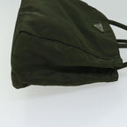 PRADA Hand Bag Nylon Green  67069