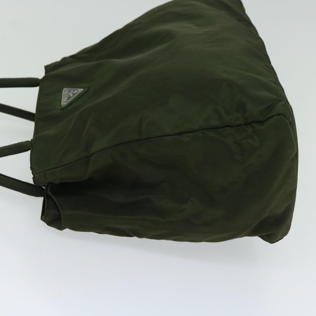 PRADA Hand Bag Nylon Green  67069