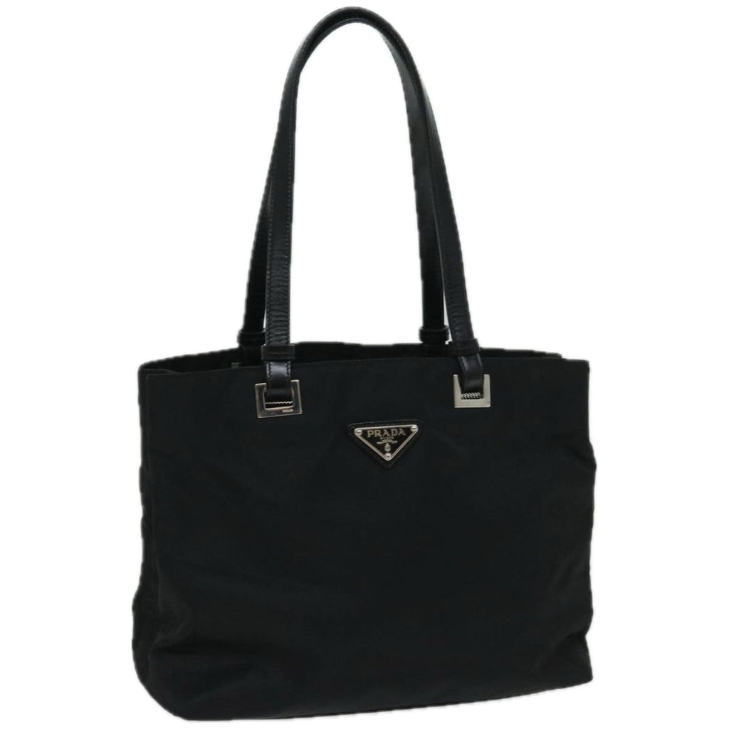 PRADA Hand Bag Nylon Black  67075