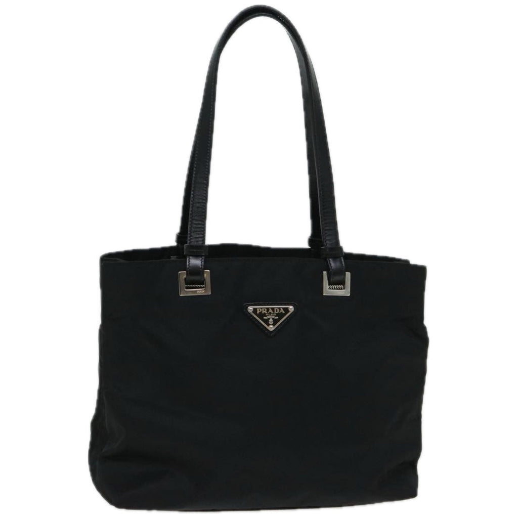 PRADA Hand Bag Nylon Black  67075