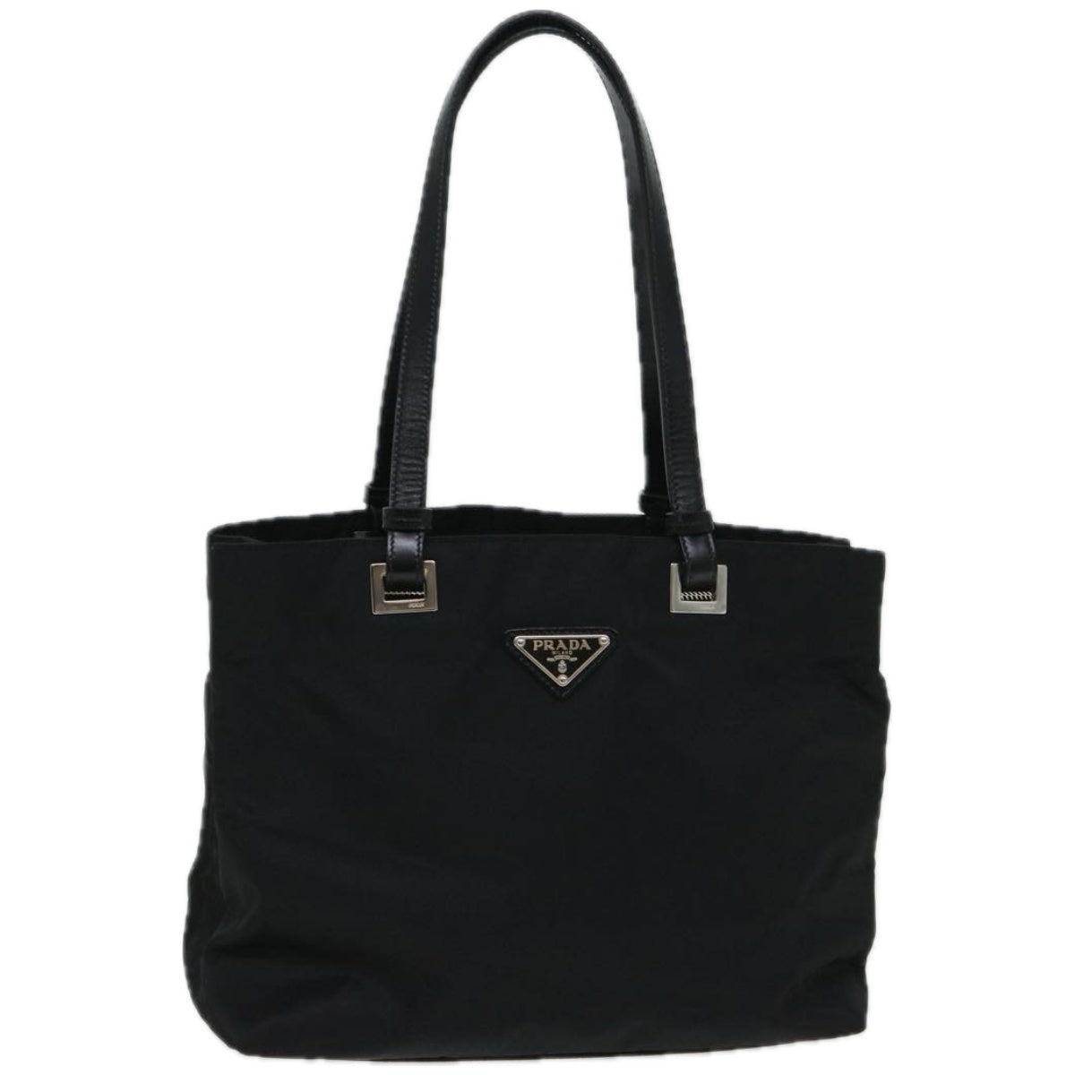 PRADA Hand Bag Nylon Black  67075
