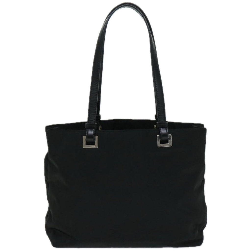 PRADA Hand Bag Nylon Black  67075