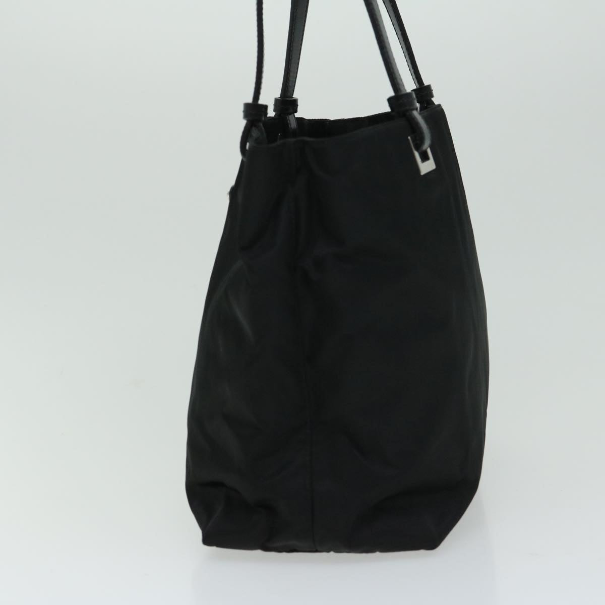 PRADA Hand Bag Nylon Black  67075
