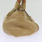 Chloe Etel Shoulder Bag Leather 2way Beige 67077