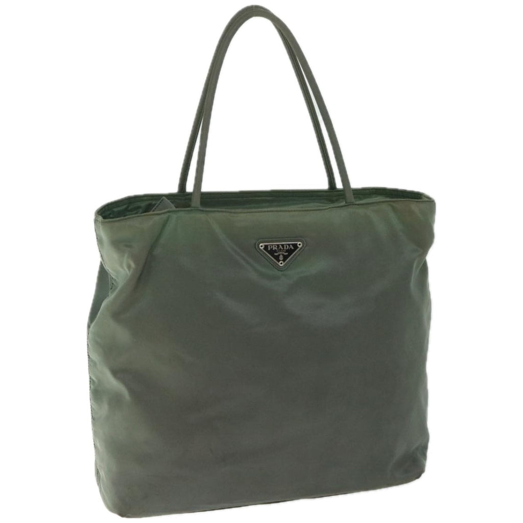 PRADA Hand Bag Nylon Khaki  67118