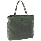 PRADA Hand Bag Nylon Khaki  67118