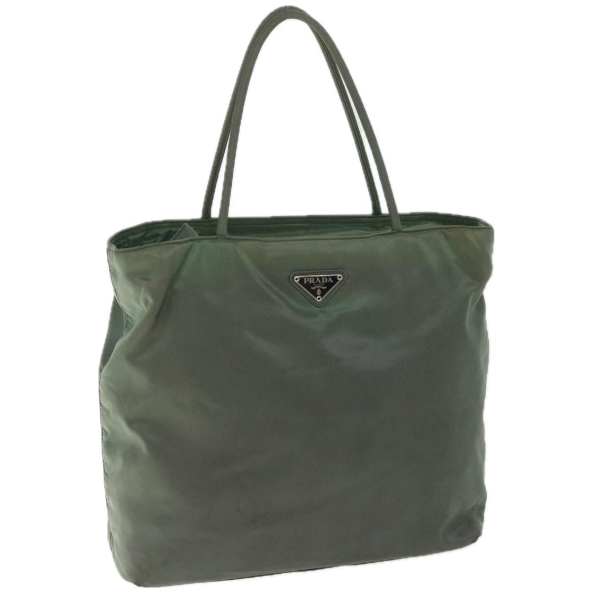 PRADA Hand Bag Nylon Khaki  67118