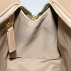 FENDI Zucchino Canvas Hand Bag Enamel Light Blue67120