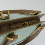 FENDI Zucchino Canvas Hand Bag Enamel Light Blue67120