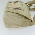 PRADA Shoulder Bag Nylon Cream  67149