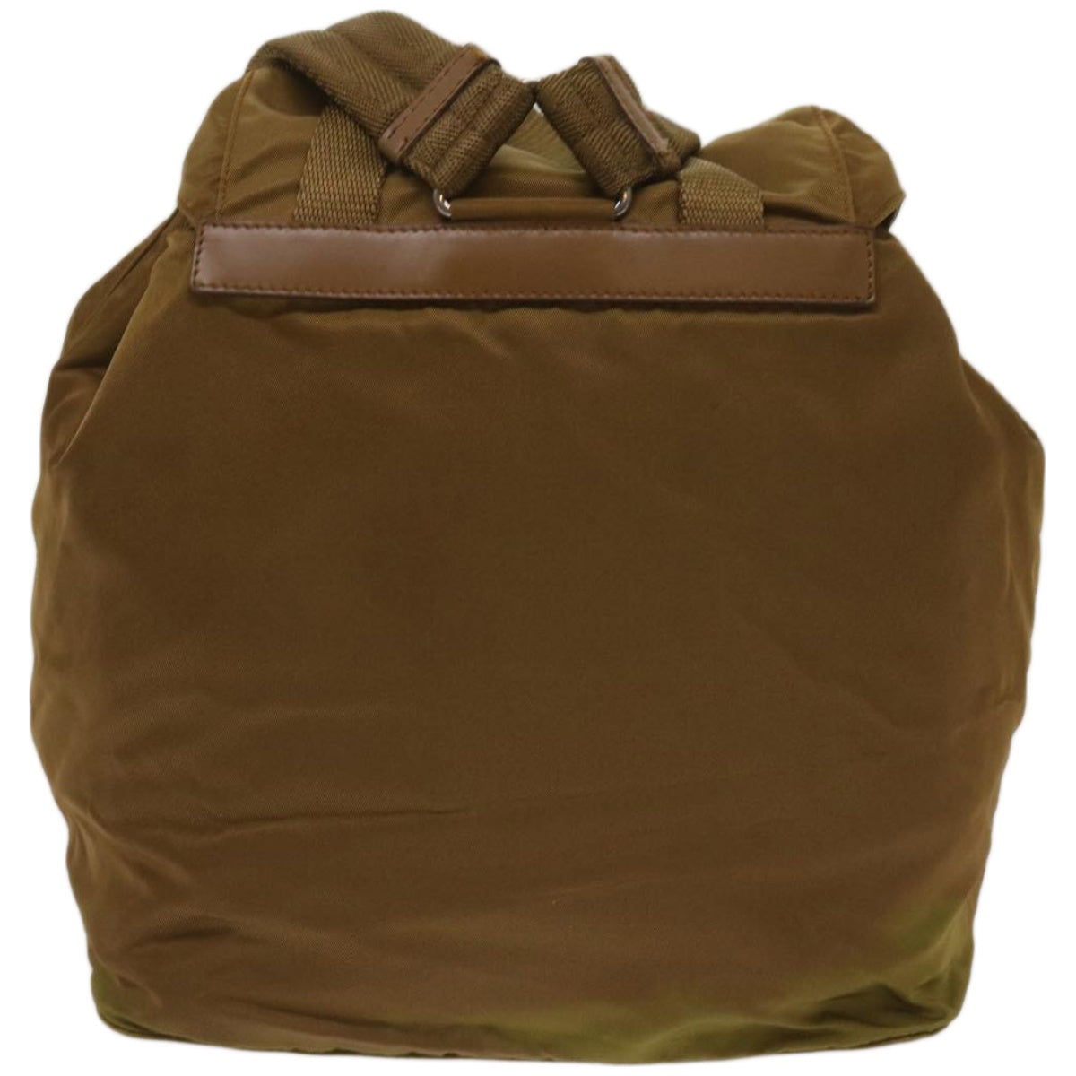 PRADA Backpack Nylon Brown  67151