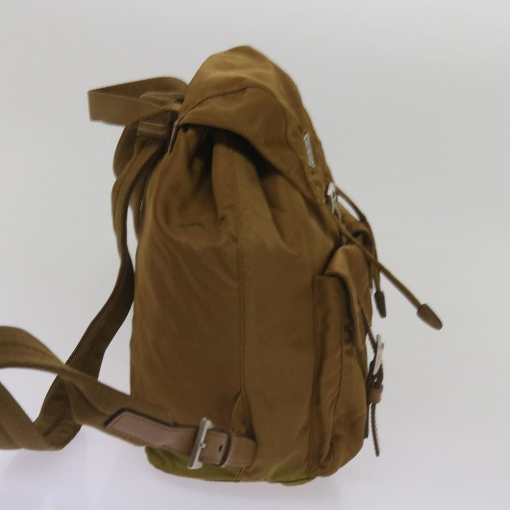 PRADA Backpack Nylon Brown  67151